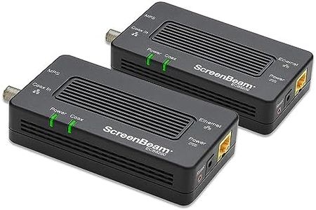 ScreenBeam Bonded MoCA 2.0 Network Adapter for High Speed Internet, Ethernet Over Coax - Starter Kit (Model: ECB6200K02)