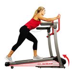 Sunny Health & Fitness Incline Treadmill with Bluetooth Speakers and USB Charging Function - SF-T7909