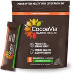 CocoaVia Cardio Health Cocoa Powder, 15 Single Serve Sticks, 500mg Cocoa Flavanols, Support Heart Health, Boost Nitric Oxide, Improve Circulation, Energy, Preworkout, Travel-Friendly, Vegan, Cacao