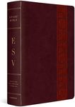 ESV Study Bible, Large Print (TruTone, Mahogany, Trellis Design)