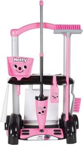 Casdon 6311 Little Hetty Cleaning Trolley, Pink