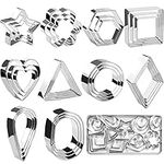 Mini Cookie Cutter Shapes Set 30Pcs Small Biscuit Cutters Polymer Clay Cutters Stainless Steel Fondant DIY Baking Pastry Cutters