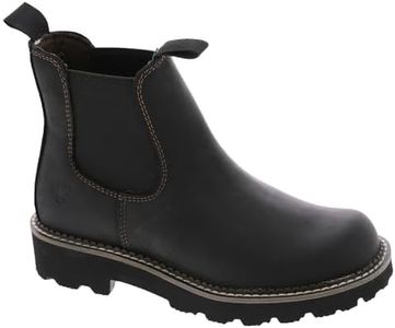 ARIAT Women's Fatbaby Twin Gore Western Boot, Black Deertan/Black Gore, 9