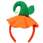 Halloween Pumpkin Headband Pumpkin Hat Headbands for Halloween Costume Party For Adults and Kids