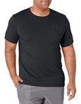 Under Armour mens Sportstyle Left Chest Short-Sleeve T-Shirt , Black (001)/Black , X-Large