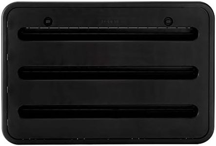 RecPro RV 24" Refrigerator Side Wall Vent Compatible with Dometic | Black