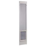 Ideal Pet Products 75PATXLW 75" Fast Fit Aluminum Pet Patio Door, X-Large/10.5" x 15", White