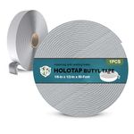 Holotap Butyl Tape- Grey 1/8-In x 1/2-In x 50-Foot,Rv Sealant Tape,Putty Seal Tape,Butyl Sealant Tape for Window, Roof,Deck,Windshield, and More