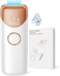 Laser Hair Removal with 5℃ Ice Cooling, Painless IPL Hair Removal Device 3 In 1 Ubroo At Home Laser Hair Remover Machine for Women and Men Electrolysis Permanent Epilator on Face Body Depilation Use