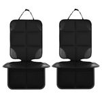 Trintion 2Pack Car Seat Protectors for Kids, Leather Seats Protectors For Child Car Seats With Non-Slip Bottom Waterproof Large Mesh Pockets