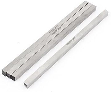 sourcing map 4pcs Outil de Tournage Foret CNC Tour HSS Acier Rapide Carré Outil De Coupe Barre 8mm x 8mm x 200mm