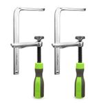 2pcs T-Track Clamps for XT2, Alloy Steel T Track Hold Down F Clamps for XT XTENDER Fences (XT524, XT536, XT546), Practical Matchfit Dovetail T-Track Accessories for Woodworking