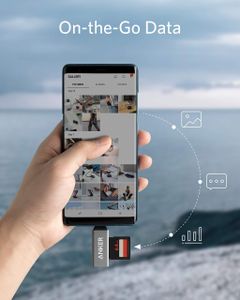 Anker 2-in-1 USB-C Memory Card Reader – SD, Micro SD, UHS-I Compatible