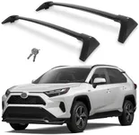 260LBS Heavy Duty Roof Rack Crossbars for 2019-2025 RAV4 (NOT for Adventurer and TRD Off-Road) with Anti-Theft Lock, Aluminum Cross Bars Rooftop Luggage Kayaks Bicycles Snowboard Canoe Carrier