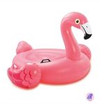 KidsZeeNie® Pink Flamingo Ride-On Inflatable Pool Float for Kids| Inflatable Tddlers Rider Water Toy Floatie | Water Lounger Pool Rider for Babies(Age 3+)