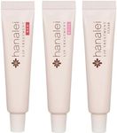 Hanalei Lip Treatment By .Made With Kukui Oil,Shea Butter,Agave,And Grapeseed Oil.Soothe Dry Lips,Cruelty Free, Paraben Free. Multi-Colored Travel-Size 3 Pack (5Ml/5G/0.17Oz X 3 Tubes)