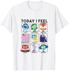 Disney Pixar Inside Out 2 Today I Feel... Vintage Panels T-Shirt