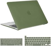 T Tersely Case for MacBook Pro 13 inch M2 2024 2023 2022 2021 2020-2016 Release A2338 M1 A2289 A2251 A2159 A1989 A1706 A1708, Plastic Hard Shell Cover & Keyboard Cover Skin - Green