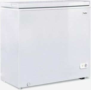 TABU 10 Cu Ft Chest Deep Freezer, Large Chest Freezer with 7 Level Adjustable Temperature,Compact Freestanding Top-opening Deep Freezer with Removable Storage Basket, White