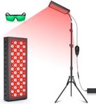 Red Light Therapy, 75 LED Red Light Therapy for Face 35W Red Light Therapy for Body Infrared Light Therapy Device with Stand 660nm & 850nm Red Light Therapy Stand for Face, Body, Skin, Muscles