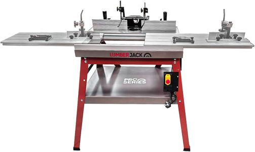 LUMBER JACK PRO Router Table – Heavy Duty Cast Iron, Sliding & Tilting Workbench