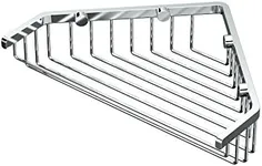 Gatco 1497 9-1/4-Inch Length Shower or Tub Corner Basket, Chrome
