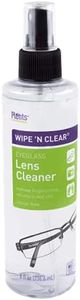 Flents Wipe 'N Clear Eyeglass Optics Lens, Screen and Camera Cleaner Spray Bottle, Streak-Free, Clear, 8 fl oz (236 ml)
