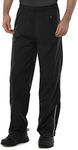33,000ft Men's Waterproof Trousers Lightweight Breathable Rain Overtrousers with 3 Zip Pockets, Outdoor Windproof Rain Pants for Golf Hiking Fishing Cycling, Black S