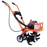 BKR® Heavy Duty Power Tiller - 2 Stroke 68 CC 3.5 HP Engine for Efficient Soil Cultivation- LG0568