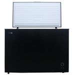 Chest Freezer - 299L Freezer, Quiet 41 dB Operation, Mechanical Temperature Control, Freestanding Design, Black, Perfect For Utility Rooms, Garages & Outbuildings - RF01CF299B24