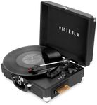 Victrola VSC-500BTC-BLK Vinyl Suitcase Record Player with Cassette (Black)