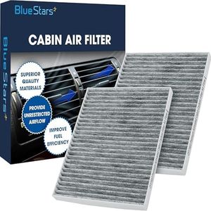 BlueStars CF11663 Premium Activated Cabin Carbon Air Filter - Fits Buick Enclave 08-17, Chevy Traverse 09-17, GMC Acadia 07-16, Saturn Outlook 07-10 - Replaces ACF011 XC26205C 20958479-2 PACKS
