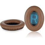 Bose QC25 Replacement Ear Pads, JARMOR Ear Cushion Kit for Bose QuietComfort25, QC35, QuietComfort2, Quiet Comfort 15, Ae2, Ae2i, Ae2w, Sound True, Sound Link Headphones (Brown)