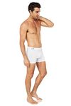 Boody | Men's Original Boxers | Organic Bamboo Underwear | Seamless Boxer Shorts | White | Medium | Single