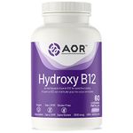 AOR - Hydroxy B12 1000mcg, 60 Lozenges - Hydroxocobalamin Vitamin B12 Supplement for Nervous System Support Detoxification and Brain Health Supplement - Unmethylated Vitamin B12 for Sensitive Bodies