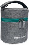 nanobebe Breastmilk Bottles Cooler Bag, Grey