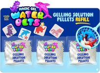 Aqua Fairy Water Pets Solution Refill - 3 Pack Magic Elf Toy Powder Kit - Optimized Solution for DIY Squishy Maker Set - Make Your Own Squishes Toys Craft - Compatible with Most Water Gel Kits