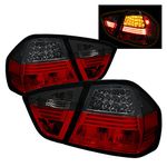 Spyder Auto ALT-YD-BE9006-LED-RS BMW E90 3-Series 4-Door Red/Smoke LED Tail Light by Spyder Auto