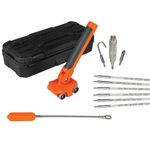 Wire Puller Kit with 30-Foot Glow Fish Rod and Magnetic Wire Puller, 2 Piece Klein Tools 80051