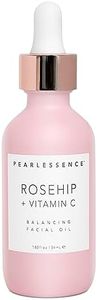 Pearlessence Rosehip Balancing Facial Oil + Rosehip Fruit Oil & Vitamin C | Daily Hydration to Help Balance & Revive Skin | USA Made (54 ml)