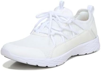Vionic Women's Brisk Zeliya Slip-on Walking Shoes - Ladies Supportive Active Sneakers That Include Three-Zone Comfort with Orthotic Insole Arch Support, Medium and Wide Fit, White/White, 10 Wide