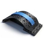 NGOKPYD Back Stretcher & Adjustable Lumbar Traction Back Cracker, 36 X 22cm Spine Stretch Posture Corrector, Board Lumbar Support, Immediate Relief Ergonomic Back Support Equipment(Blue)