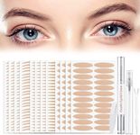 Eyelid Lifter Strips, Double Eyelid Tape Instant Lifting for Hooded, Droopy, Uneven, Long-Lasting & Waterproof Eyelid Tape, Mono-Eyelids, Instant Enlarge Your Eyes, 3 Styles Double Eyelid Tape