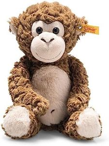 Steiff 60427 Soft Cuddly Friends Bodo Monkey 30 cm Cuddly Toy for Children - Cuddly & Soft Washable - Brown (060427), 30 cm