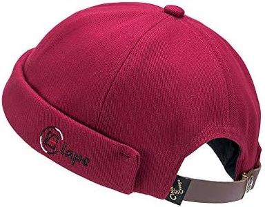 CLAPE Brimless Sailor Fisherman Leon Hat Rolled Cuff Harbour No Visor Hat