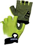 Reflective Summer Cycling Gloves for High Visibility [Half Finger] – Fluorescent Hi-Vis Gloves with Biomotion Safety, Gel Padding & Touchscreen Fingers (Medium)