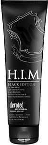 H.I.M. Black Edition, Oil Absorbing Quick Penetrating Black Tan Lotion Bronzer, 9 Ounce