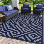 GENIMO Outdoor Rug for Patio Cleara
