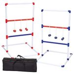 Ladder Toss® | Skill Game for Kids & Adults | 2 Ladders + 12 Bolas + 1 Protective Cover | Toss Games | Outdoor Toy | Golf Balls | 100% Fun | OriginalCorner®