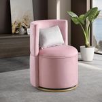 Tassullo Round Swivel Chair with St